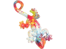 Decoração De Parede Fdit Gecko Escultura Resina 15 Cm (lms003-3)