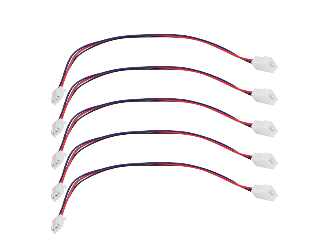 10pcs Cabo De Extensão De Fio De Equilíbrio Lipo Jst-xh 2s 22cm Para Carro E Avião Rc