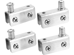 Dobradiças Giratórias Ocultas Para Portas, Conjunto De 4 Peças, Dobradiça Pivotante Para Porta De Vidro Box Chuveiro