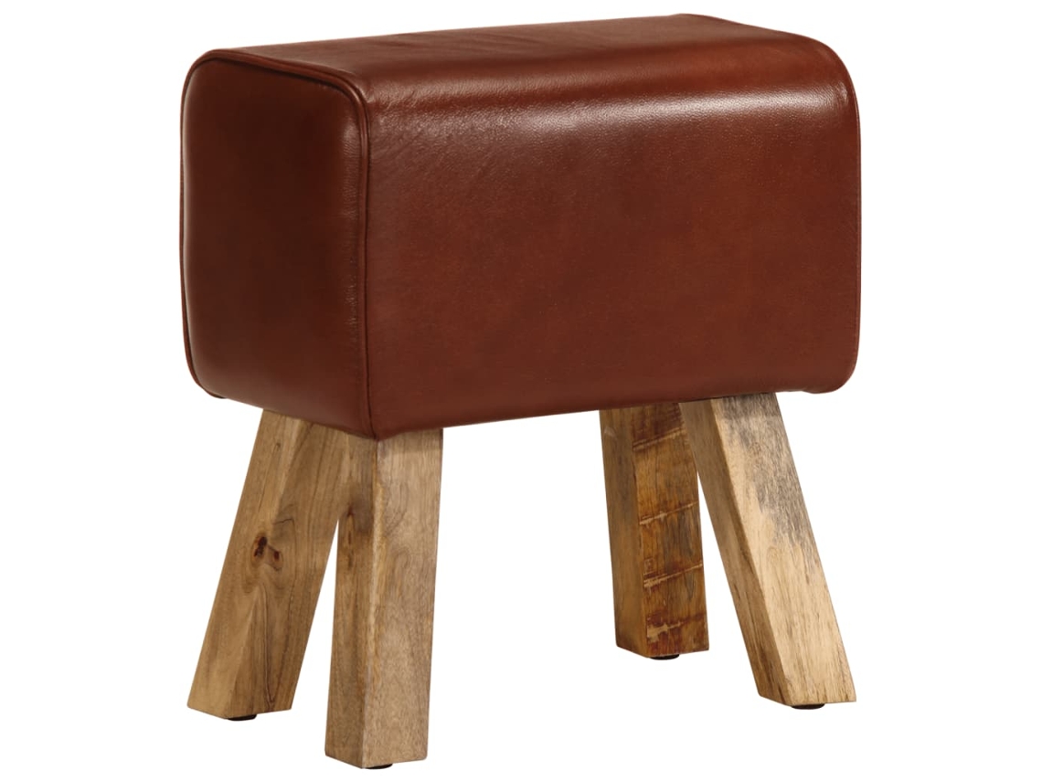 Bok Bench, Bok Benches Vidaxl Marrom Couro (38 Cm)