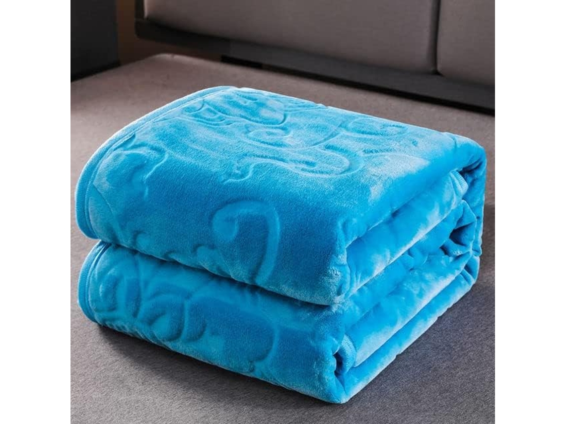 Manta de Veludo Macia e Quente Aconchegante para Sofá Cama Decoração Casa Roupa Floral Outono Inverno, Macio,