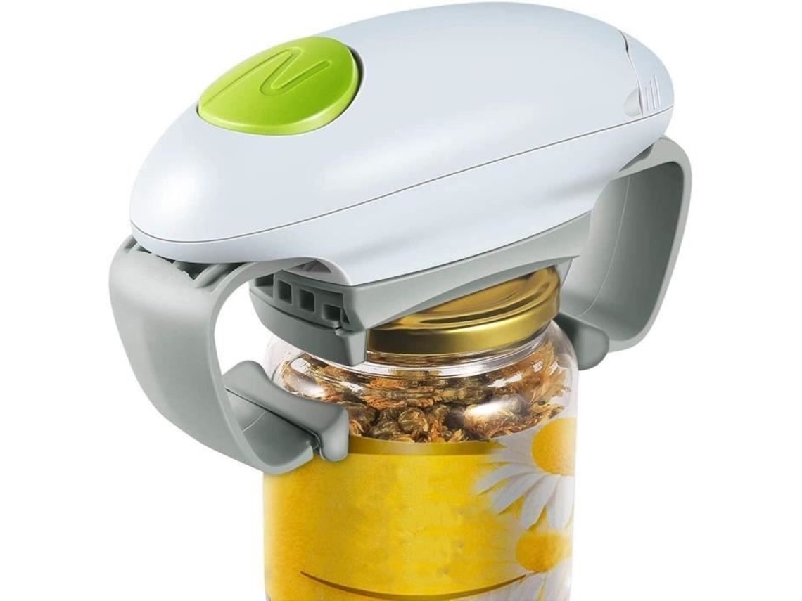 Abridor De Latas Elétrico Automático, Prático, Ideal Para Idosos, Abs Durável, Design Moderno