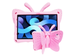 Capa Panoona Para Lenovo Tab M10 Plus Tb-x606f/x De 10,1 Polegadas ,eva Rígido E Antichoque ,suporte Borboleta Rosa