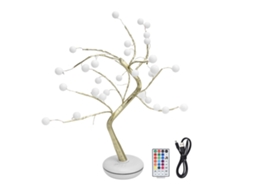 Lâmpada de Árvore Rgbw 36leds com Controle Remoto Usb/bateria