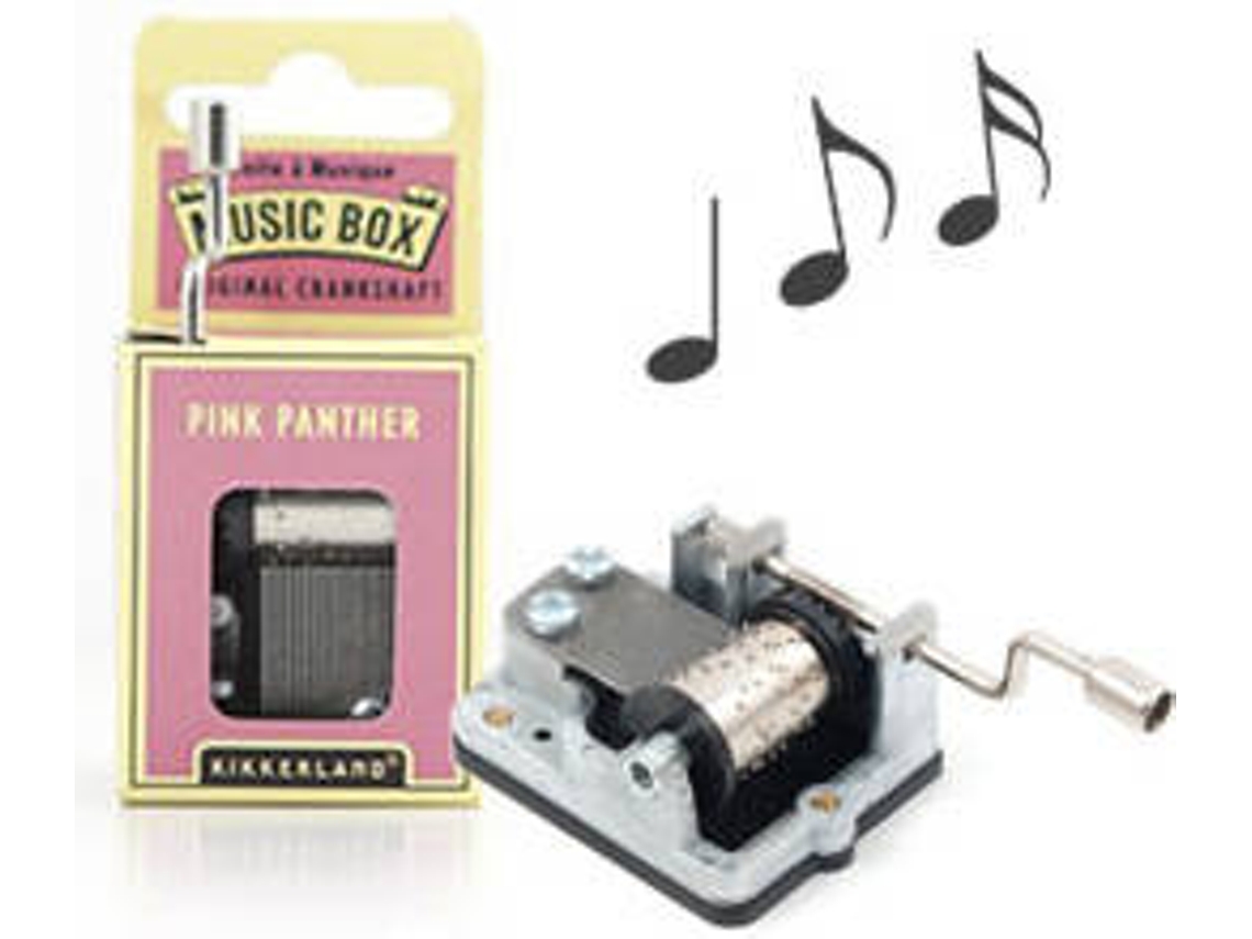 Caixa de Música KIKKERLAND Pantera Cor-de-rosa