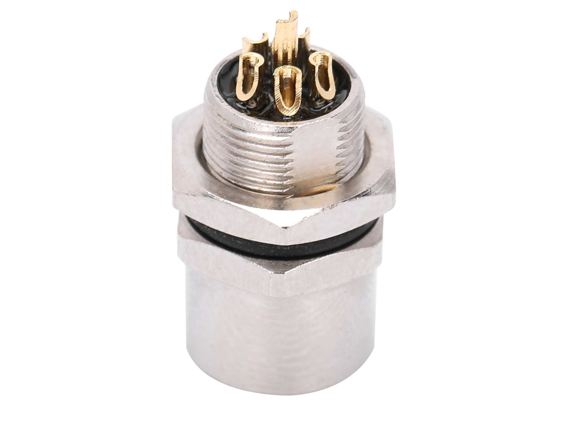 Conector M8 6pin Socket Ip67 Impermeável Epoxy Resin S/MARCA
