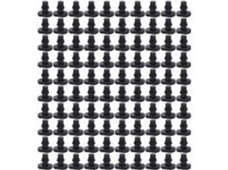 Pacote Com 100 Terminais De Mangueira Jardim 4/7 Pistão.
