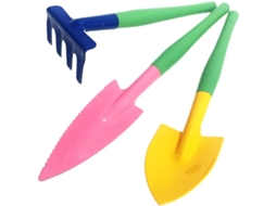 Conjunto De 3 Peças De Ferramentas De Jardinagem Leves Para Plantas Verdes E Suculentas Em Abs E