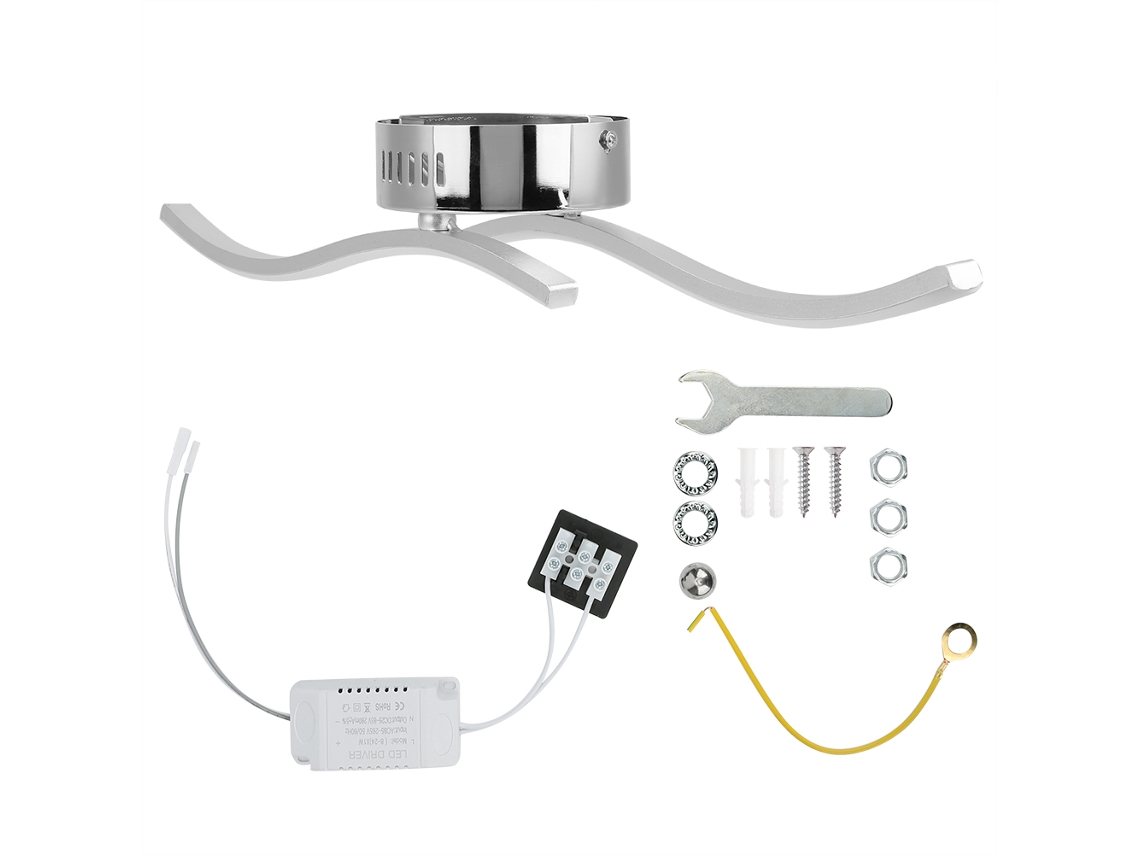 Rebe-lâmpada De Teto Led Moderna Inovadora Para Sala De Estar Casa Decoração Branca 85-265v