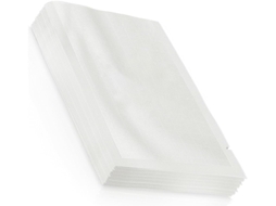 100 Unidades De Sacos Selagem A Vácuo 20x 30cm Com Furo Para Rasgar, Sacos Plásticos Planos E Transparentes, Sacos Para