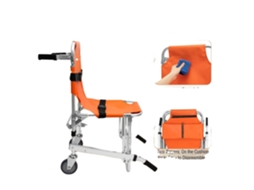 Cadeira De Evacuação, Capacidade Máxima De Carga 159 Kg, Tamanho Dobrada 92 X 52 X 16 Cm, Diâmetro Da Roda 12 Cm, Tamanho Do Encosto 44 X 46 Cm