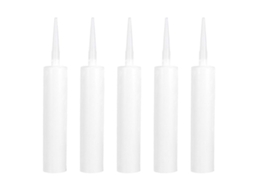 5 tubos de massa plástica recarregável, 33x4.6cm, branco | S/MARCA