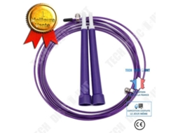 Corda De Pular Td® Treinamento De Força Ajustável Roxo Fitness Aquaforge