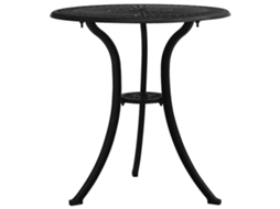 Vidaxl Mesa De Jardim 62x62x65 Cm Alumínio Fundido Preto