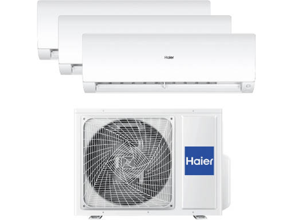 Ar Condicionado Multi Split HAIER Flexis (18 + 24 + 24 m2 - 9,000 + 12,000 + 12,000 BTU - Branco)
