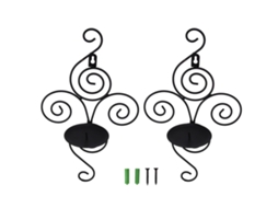 Suporte de Vela Parede Elegante LAXISCREED para Decoração
