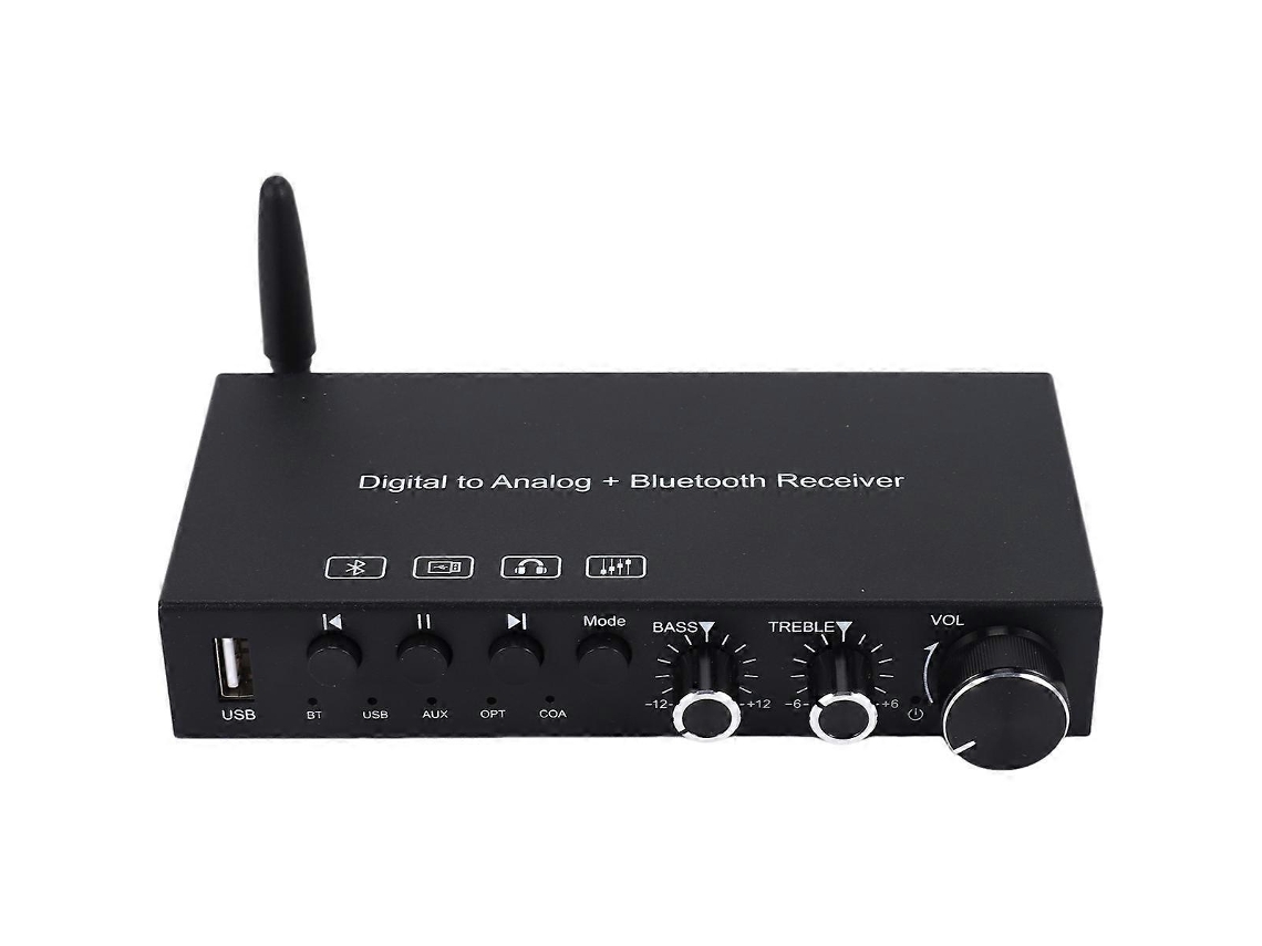 Conversor Digital-analógico (dac) Usb De 192 Khz Com Amplificador De Fone De Ouvido Integrado E Receptor Bluetooth 5.0.