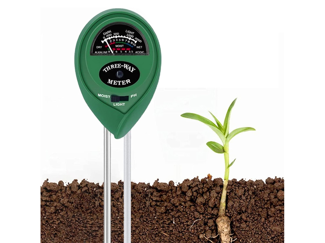 Analisador De Solo 3 Em 1 Mede O Ph Do Solo, A Umidade E Intensidade Da Luz No Solo. Ideal Para Jardinagem Agricultura (não Reque Aquaforge