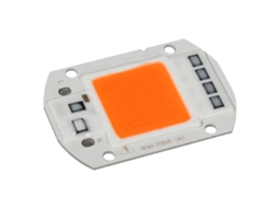 Luz de Crescimento LED COB 50W Espectro Completo para Jardim Hidropônico