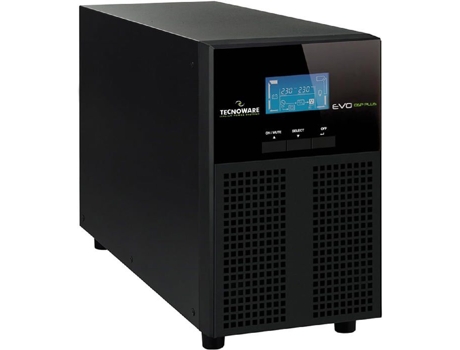 Inversor Power Systems Evo DSP Plus 2400 Tecnologia DSP On Line VFI 94% de Eficiência Entrada/Saída 230/230V AC 50/60Hz TECNOWARE