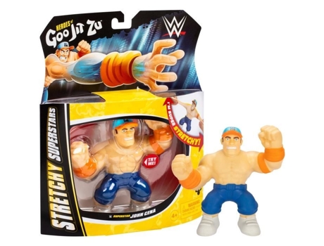 Goo Jit Zu WWE John Cena Figura elástica 11 cm Textura elástica elástica 3x Goo Jit Zu Heroes