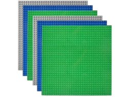 2026 placas Base Clásicas de Construcción 10" X 10", Paquete de 6 para Niños, Compatible Con Marcas Principales, Materiales de Alta Calidad