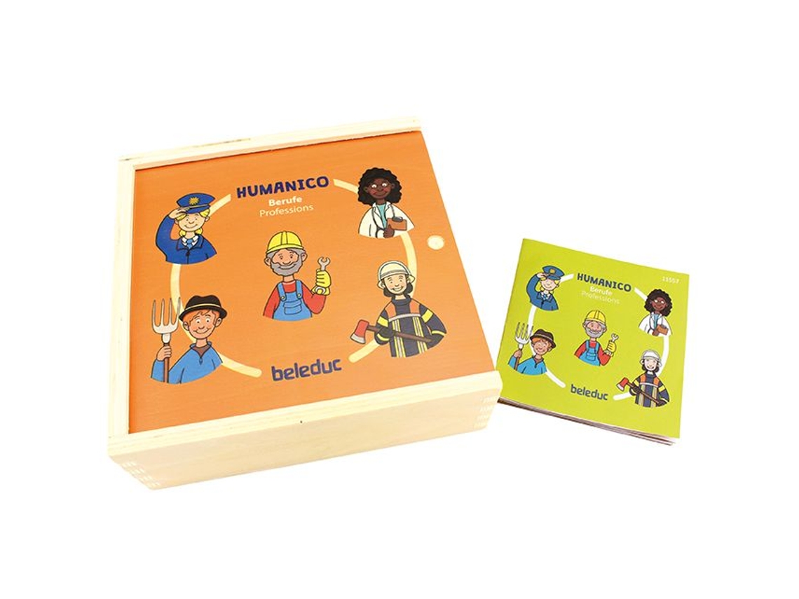 Jogo Educativo De Quebra Cabeça Beledic Humanico Profissionais Profissões Beleduc