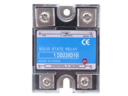 Relé De Estado Sólido Dc Dc Ssr Entrada 3-32vdc Carga 5-220vdc Controle 10a