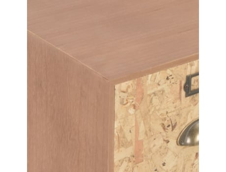 Aparador  5 Gavetas MDF ( 60 x 30 x 78 cm - Castanho)