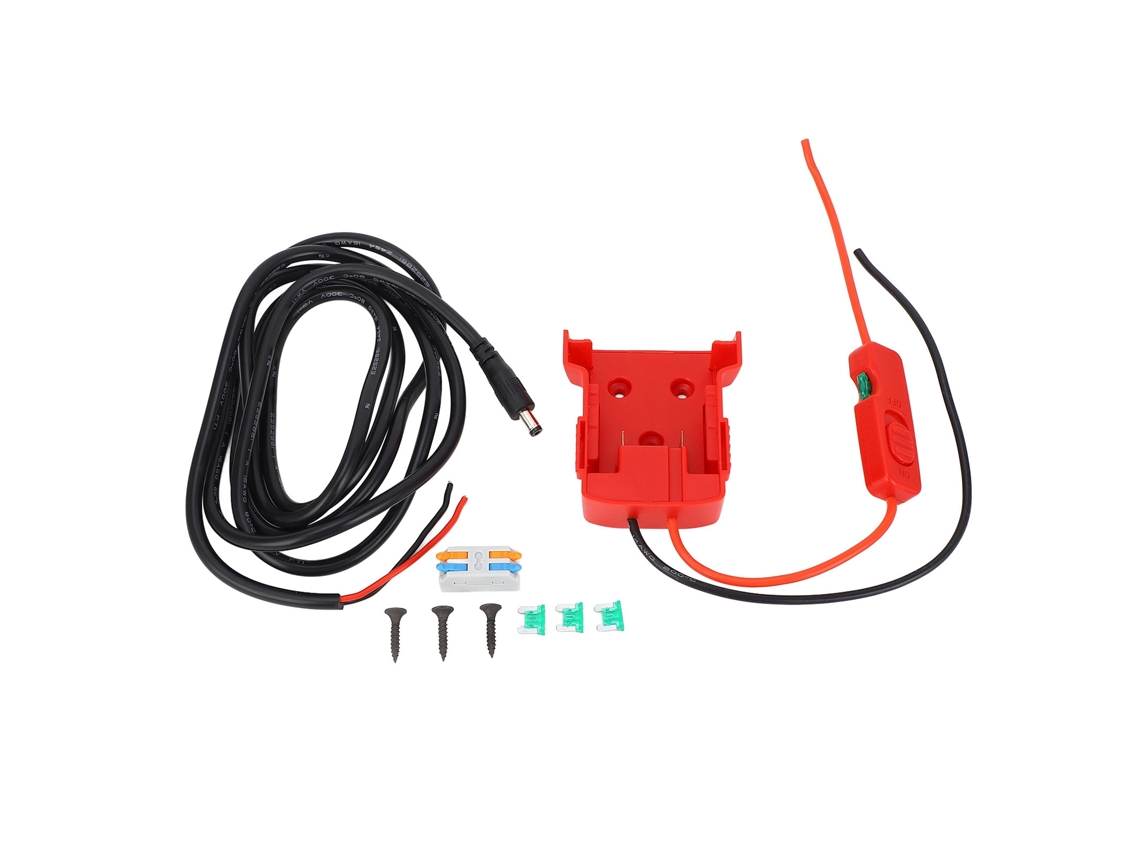 Adaptador De Bateria Com Cabo De Energia Dc 16awg Kit Portátil Para Antena Mini Dish 18v
