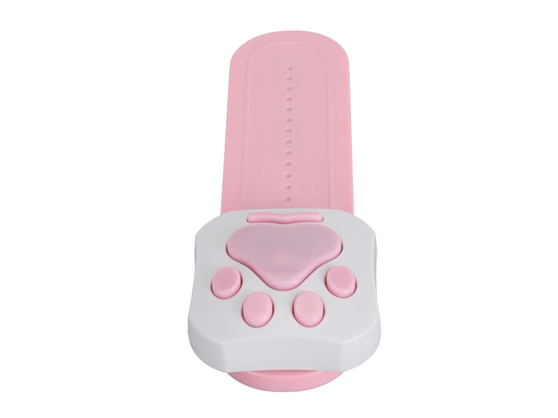 Primerox contador de Voz de Toque Alto 21 Níveis Ajustável Luz Led Treinador de Salto Interativo Rosa