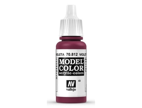 Tinta Acrílica Mate 17 Ml ACRYLICOS VALLEJO 812 Vermelho Violeta