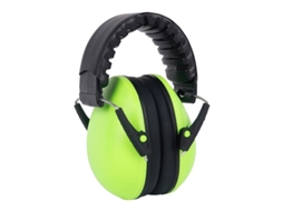 Protetor Auricular Infantil Yuysan (indicado Para 3-15 Anos) Com Protetores Auriculares Oferecidos, Cor Verde
