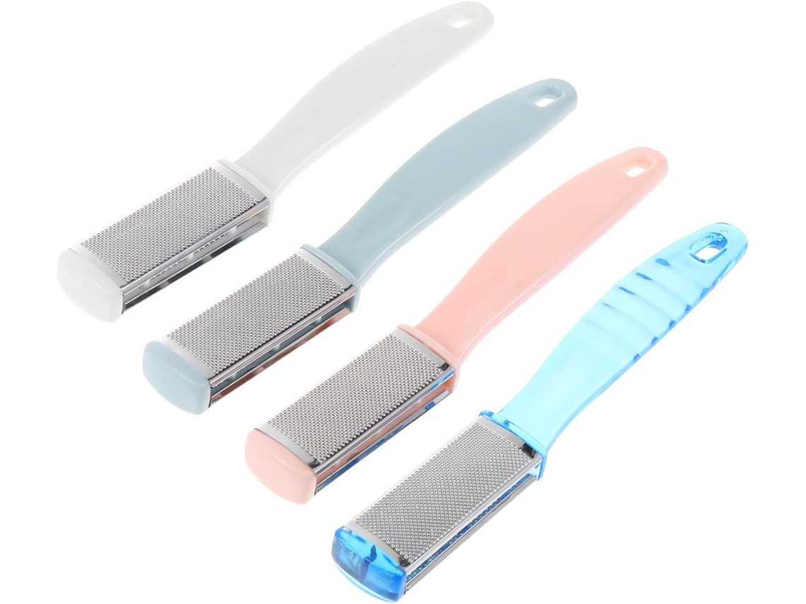 Kit Com Lixa De Pedicure Dupla Face Leve Em Aço Inoxidável E Vários Estilos.