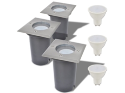 Luminária De Chão Led, 3 Unidades, Para Uso Doméstico Ou Profissional Conforme A Aplicação