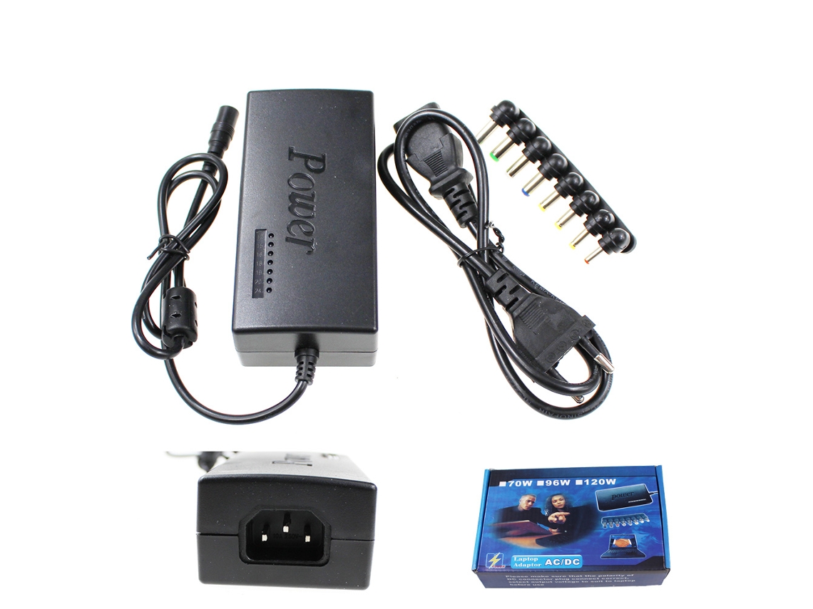 Adaptador De Energia Universal Para Laptop Dc 12v/15v/16v/18v/19v/20v/24v 4 5a 96w Para Asus Dell Lenovo Sony Toshiba Slowmoose