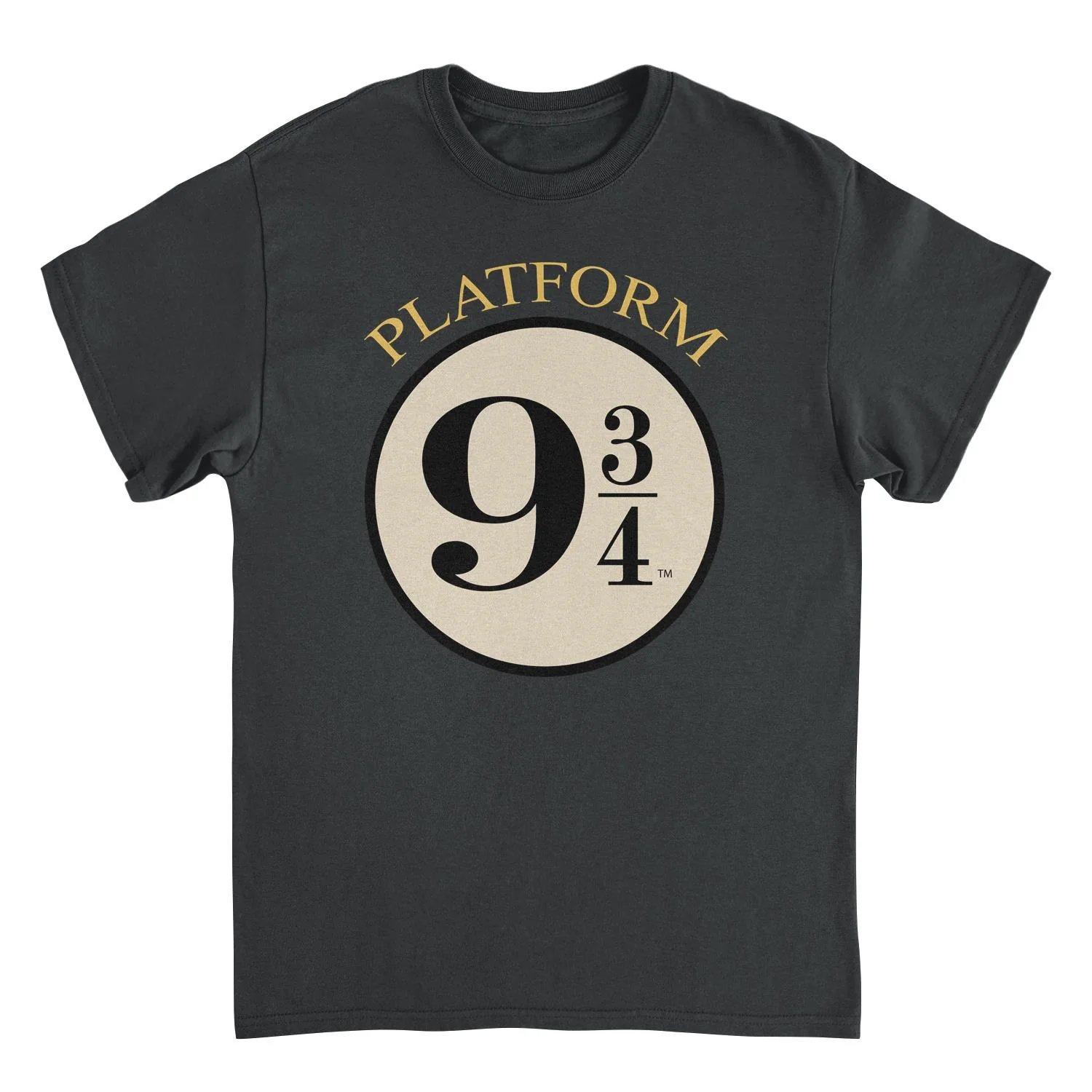 Unisex Adult T-shirt Rockinstone Harry Potter Platform Nine And Three Quarters Blacksizes
