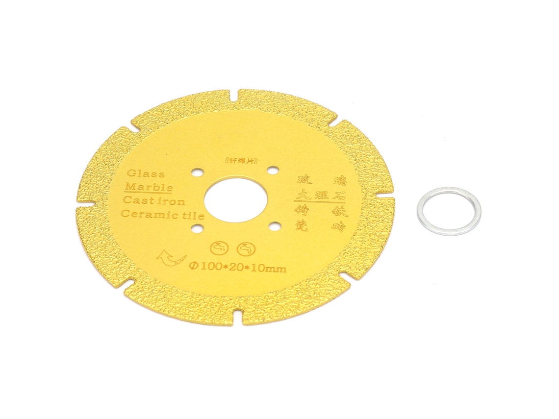 Disco de serra circular diamantado 100*10mm para corte de porcelana, Turbo, disco de corte diamantado