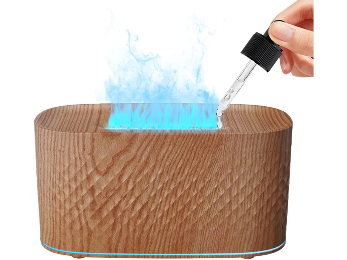 Difusor De Chamas Iluminação Led 7 Cores, Recarregável Via Usb