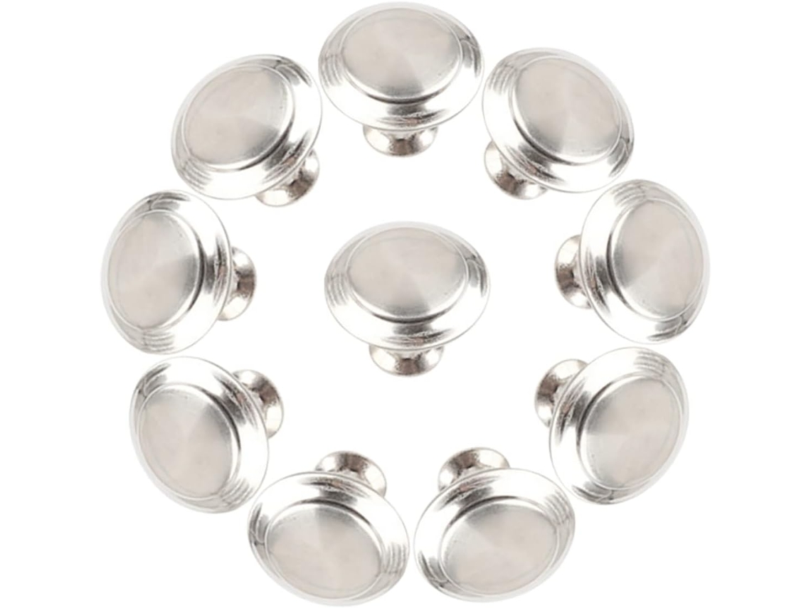 Conjunto De 10 Puxadores Porta Aço Inoxidável Com Alça Única, Sem Necessidade De Furar, Para Armários E Cômodas