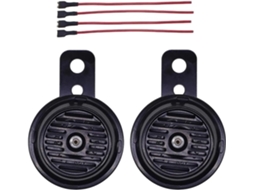 Guidon Audio Amplificador Kits De Haut-parleurs Moto 6v 12v 24v 36v 48v 60v 72v, Haut-parleur Rond Super