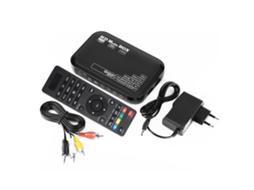 Reprodutor De Mídia Mini Box Full Hd 1080p Compatível Com Mmc Rmvb Mp3 Avi Mkv