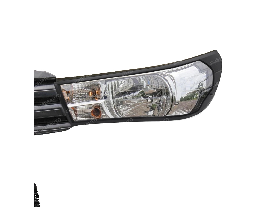 Capa De Farol, Material Abs, Compatível Com Caminhonete 2015-2018, Capa Do Farol