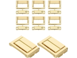 Conjunto De 8 Fechos Decorativos Pequenos Com Trava Alternância Em