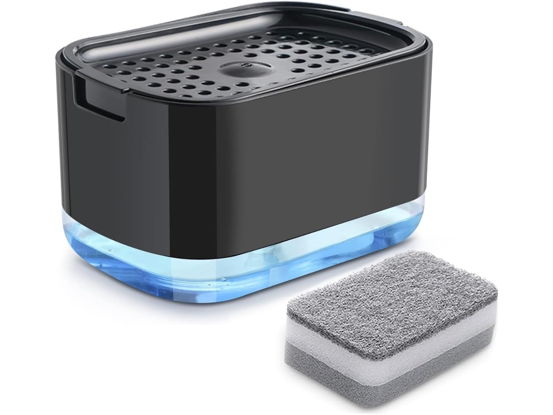 Dispensador De Detergente Líquido Para Louça Collazoey Kitchen, Dispensador De Sabão 2 Em 1