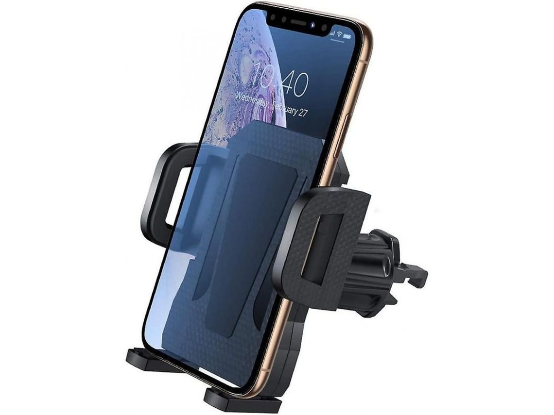 Suporte de Telefone para Carro com Clip Ajustável e Rotação de 360°, Compatibilidade Universal | S/MARCA