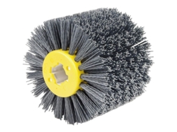 Pincel Abrasivo 240 Roda De Polimento Diâmetro 120mm Para Madeira Desbaste Lixamento Seco/úmido