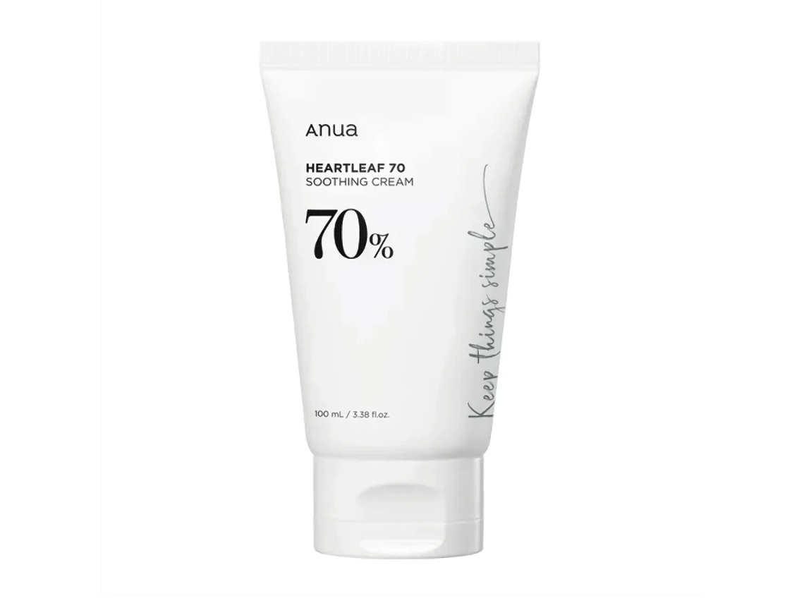 Heartleaf 70 Soothing Creme Hidratante Pele Sensível 100ml Anua