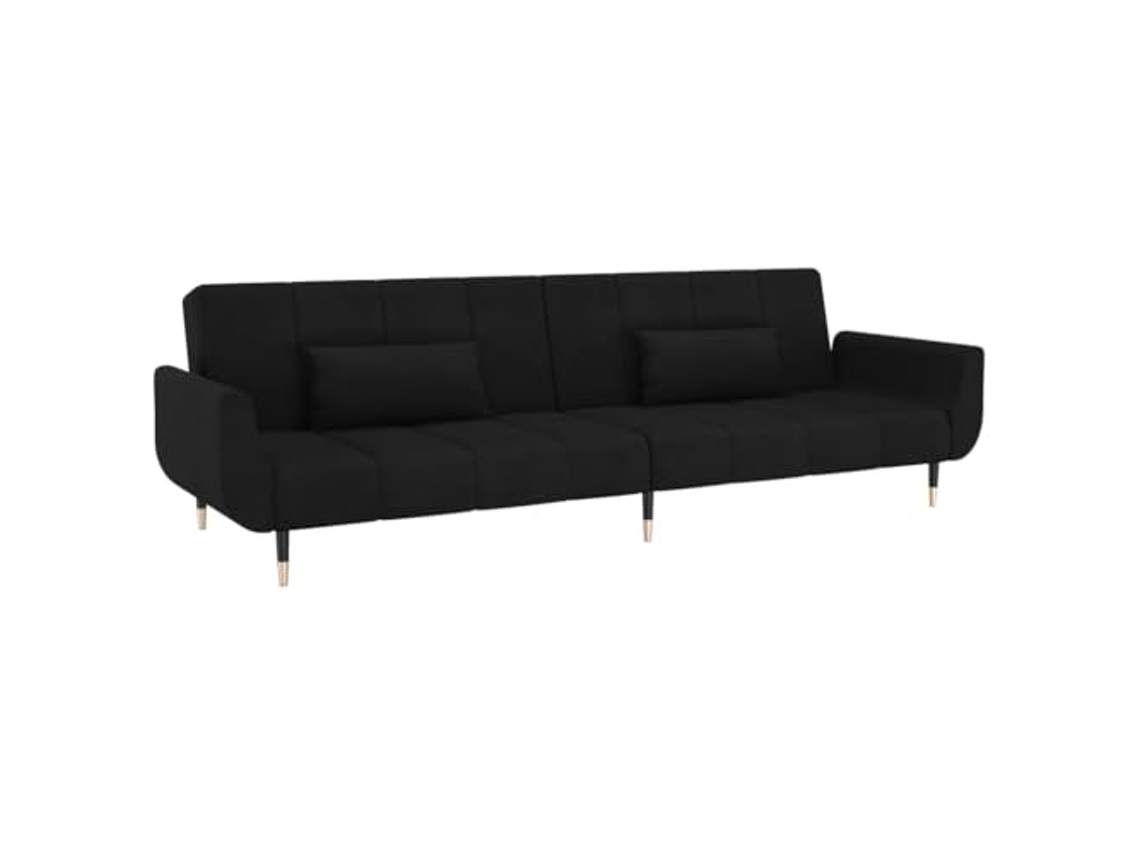 Sofa Bed, Sofa Beds Vidaxl Preto Veludo (n/a)