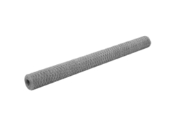 Vidaxl Rede De Arame P/ Galinheiro 25x1,5 M Aço Galvanizado Prateado